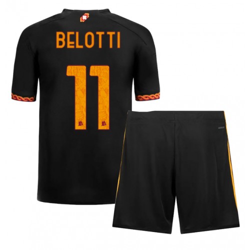 AS Roma Andrea Belotti #11 Rezervni Dres za djecu 2023-24 Kratak Rukav (+ Kratke hlače)